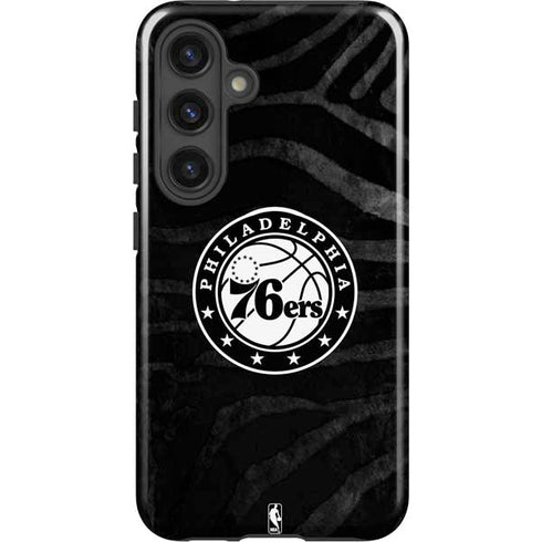 NBA Philadelphia 76ers Animal Print Galaxy S25 Impact Case